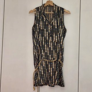 Vestido lunares retro Y2K talla 40