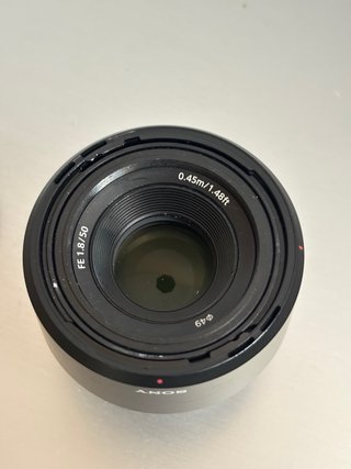 Sony FE 50mm f/1.8 Objetivo