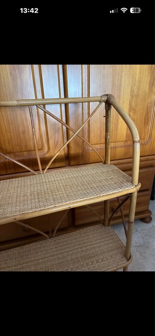 Estantería de mimbre 3 baldas