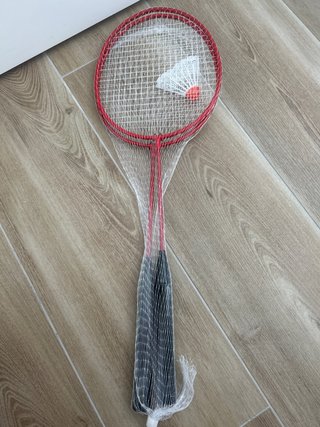 Bádminton con volante y red