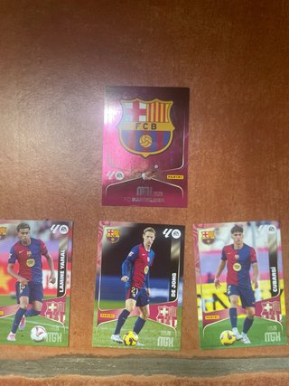 CromosFCBarcelona - Lamine Yamal, De Jong, Cubarsi