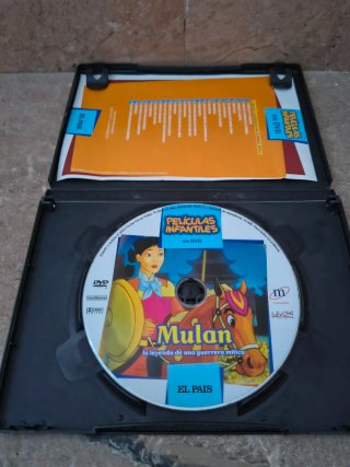 DVD Mulan: La leyenda de una guerrera mítica