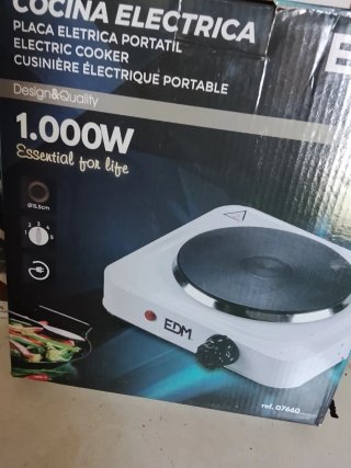 Hornillo Eléctrico Portátil 1000W