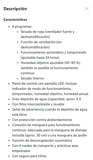 Deshumidificador NUEVO