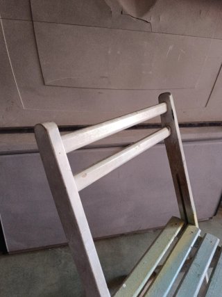 Silla de madera plegable