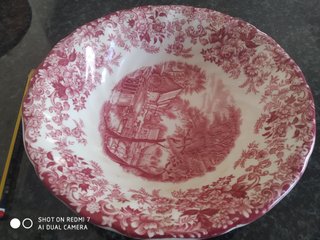 Plato Johnson Bros porcelana 20 cm
