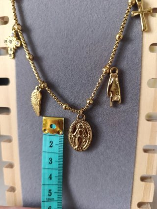 Collar milagrosa con charms