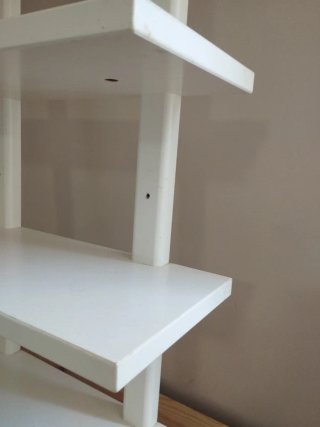 Estantería de pared Ikea blanca