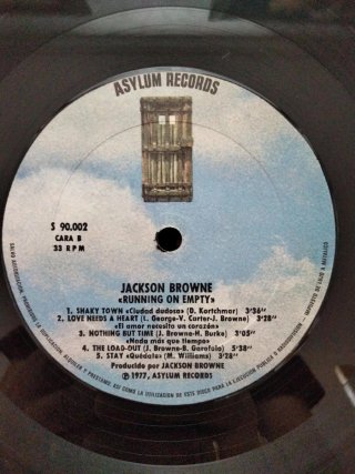 Vinilo Jackson Browne Running on Empty