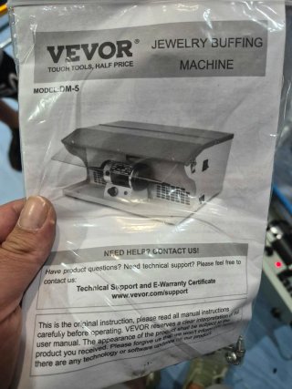Pulidora Joyería VEVOR 220V 200W