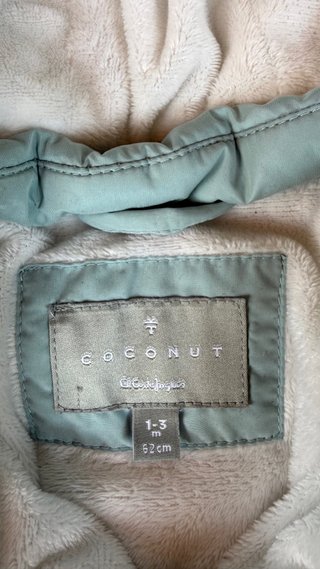 Anorak Coconut bebé 1-3 meses