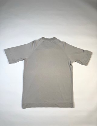 Adidas Camiseta Beige Cremallera Bolsillo