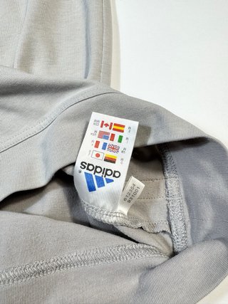 Adidas Camiseta Beige Cremallera Bolsillo