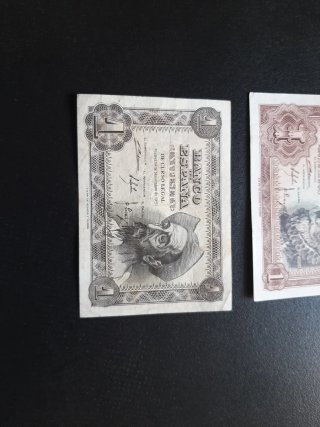 BILLETES ESPAÑOLES DE 1 PESETA