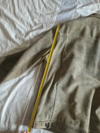 Giacca in vera pelle marrone