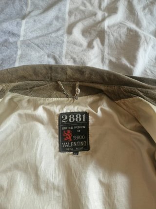 Giacca in vera pelle marrone