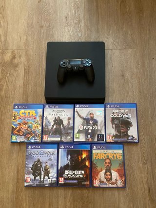 PS4 (PlayStation 4) + 6 Juegos