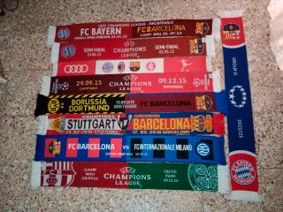 Bufandas Champions Barça