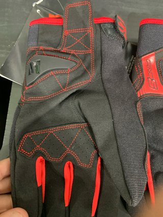 Guantes Five RS3 Negro Rojo Verano Nuevos