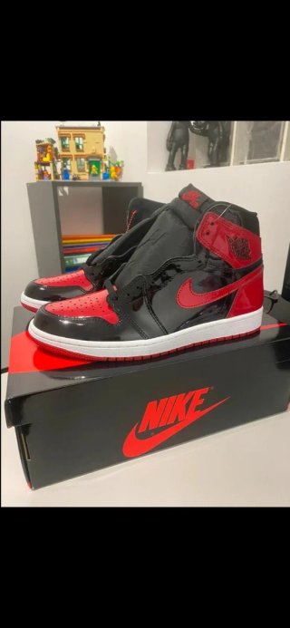 Jordan 1 Retro High OG Talla 38 Negro Rojo