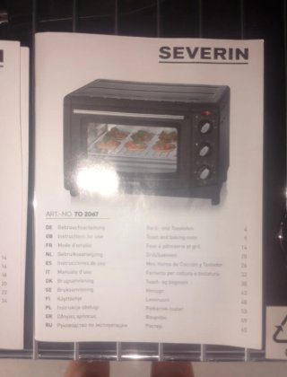 Horno Eléctrico Portátil Severin