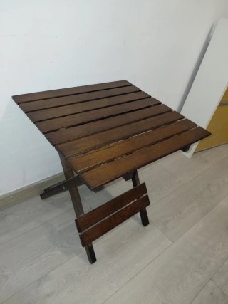 Mesa plegable madera 50x50 cm
