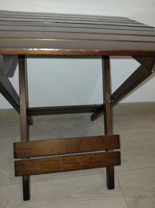 Mesa plegable madera 50x50 cm