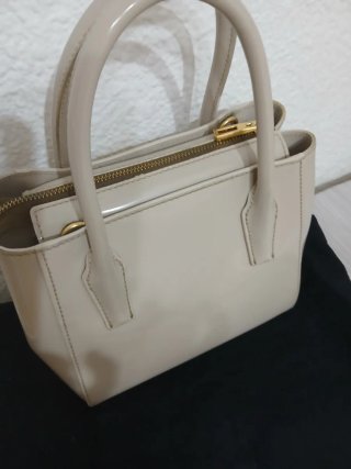 Bolso Bimba y Lola Beige y Dorado