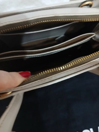 Bolso Bimba y Lola Beige y Dorado