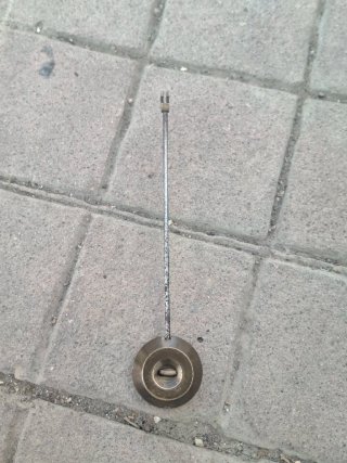 Reloj de sobremesa antiguo de bronce