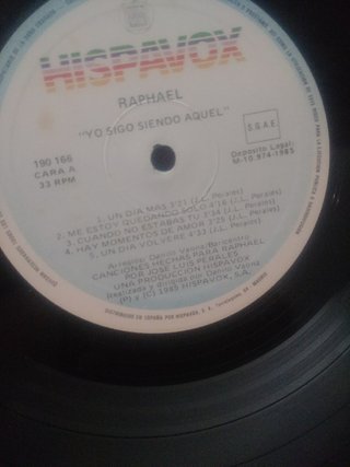 Vinilo Raphael Sigo Siendo Aquel 25