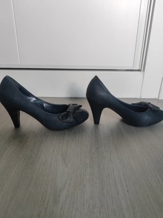 Zapatos de tacón Claudia negros talla 37