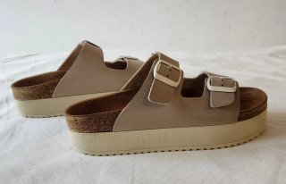 Sandalias Beige Plataforma Little Camila's
