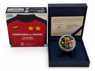 Lote 2 Monedas España Campeona Mundial