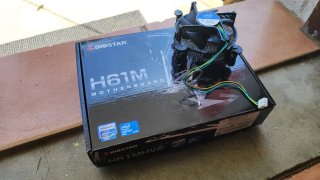 Motherboard Biostar H61MHV2 + Intel Pentium G2130