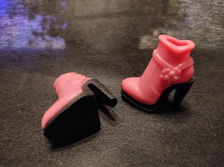 Botines rosas para Barbie