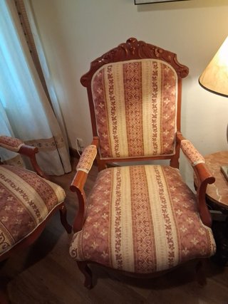 Conjunto Salón/Comedor Estilo Luis XV