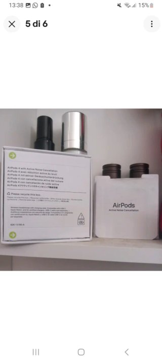 AirPods 4 ANC Apple Bianche