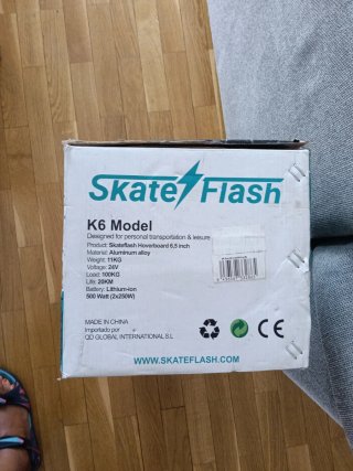 Hoverboard con diseño graffiti