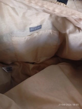 Conjunto bolso y sombrero de paja