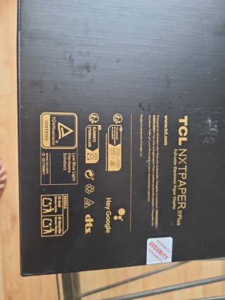 Tablet TCL NXTPAPER 11 PLUS Negra