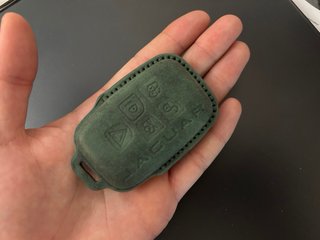 Funda Llave Coche Jaguar Verde