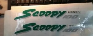 Pegatinas Honda Scoopy 100
