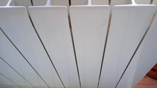 Radiadores de agua de aluminio blanco