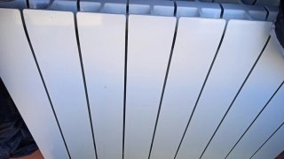 Radiadores de agua de aluminio blanco