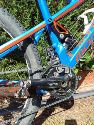 Bicicleta MTB Doble Suspensión Azul