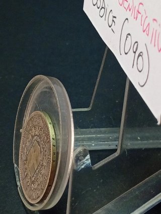 1 Lira Stemma 1867 Zecca Milano Autentica