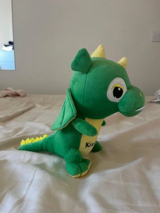 Peluche Dragón Cracovia Verde