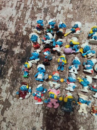 Lote Pitufos Antiguos Colección