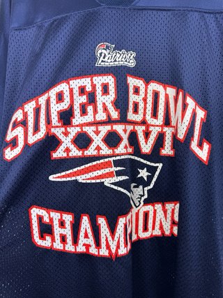 Camiseta Reebok NFL Patriots SuperBowl 2002 Fútbol